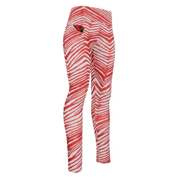 Zubaz NFL Apparel Women's XL Arizona Cardinals Zebra Print Legging NWT - Picture 1 of 2